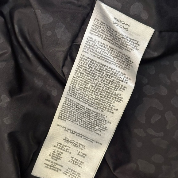 Volcom Bolt XL Extra Large snowboard ski jacket black excellent cond ships fast - Picture 8 of 9